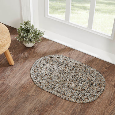 Celeste Blended Pebble Indoor/Outdoor Oval Braided Rug 20